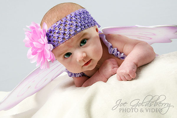 Sophia Elise with her wings, ready to fly away...